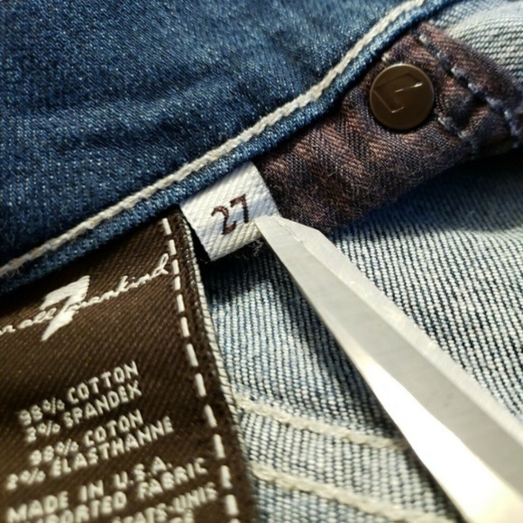 7 for all Mankind STRETCH BOOT CUT Medium Jeans 27 - Picture 8 of 8